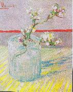 Vincent Van Gogh Bluhender Mandelbaumzweig in einem Glas Sweden oil painting artist